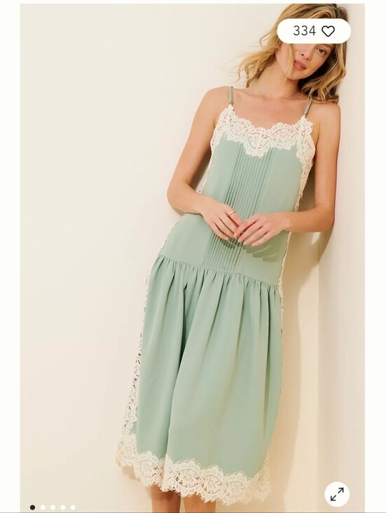 Anthropologie Dresses & Skirts - Anthropologie Advantlook Lace Camisole Dress